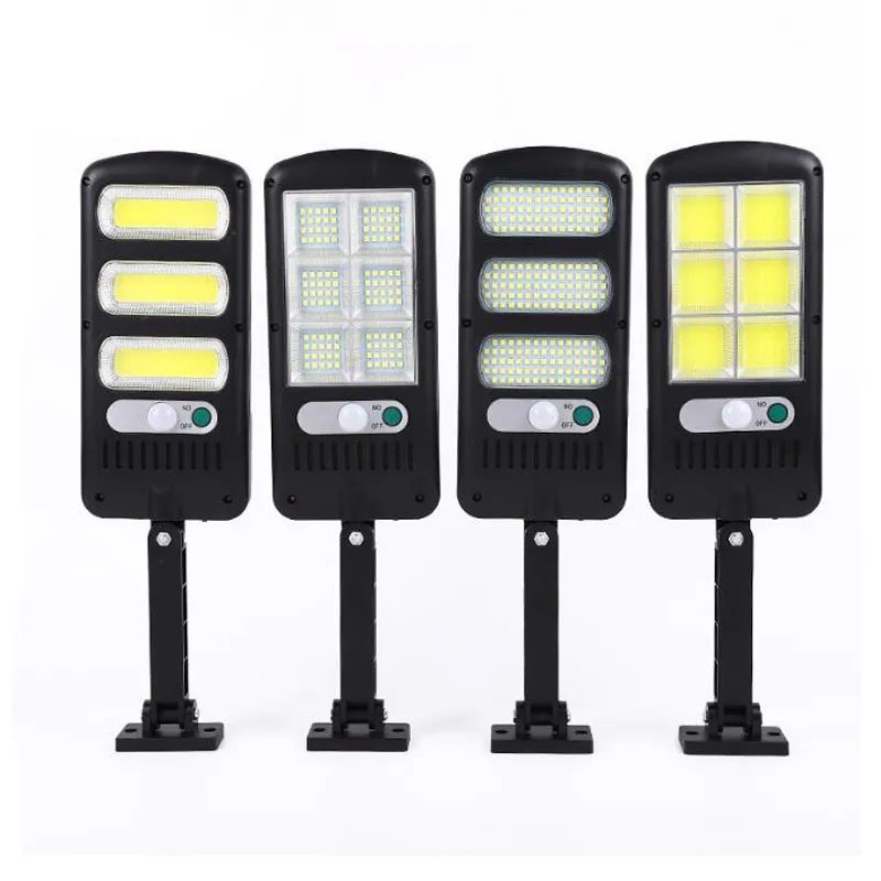 Luzes de parede solares de COB 60COB 150COB 120LED 213LED REMOTE CONTROL