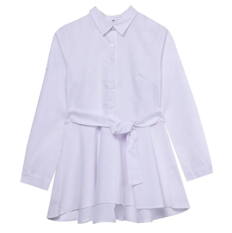 Blouses voor dames shirts mode dames katoenen franje tops casual losse dames blouse wit shirt s-xlwomen's