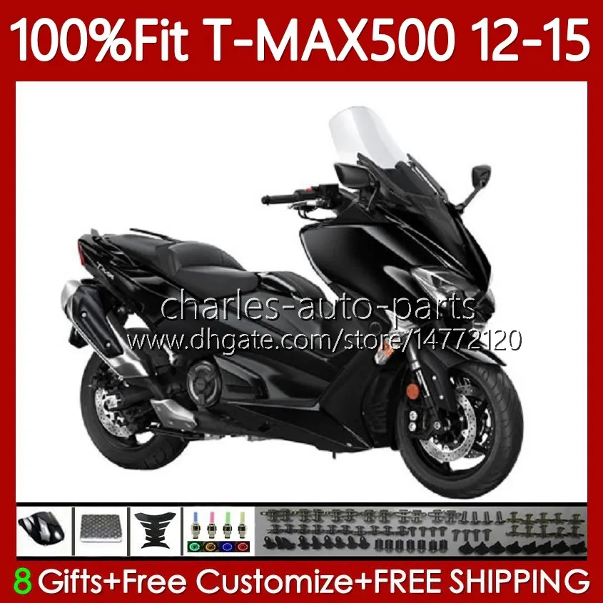Yamaha Tmax-500 Max-500 Tmax500 Matte Black 12 13 14 15 Body 113no.39 T Max500 Tmax Max 500 2012 2013 2014 2015 T-MAX500 12-15 OEM 차체