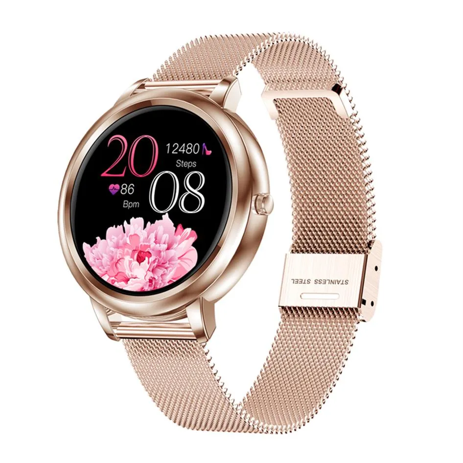 MK20 Smart Watch 2021 Touch Screen full Diametro 39mm Diametro Smartwatch per signore e ragazze compatibili con Android e IOS224J