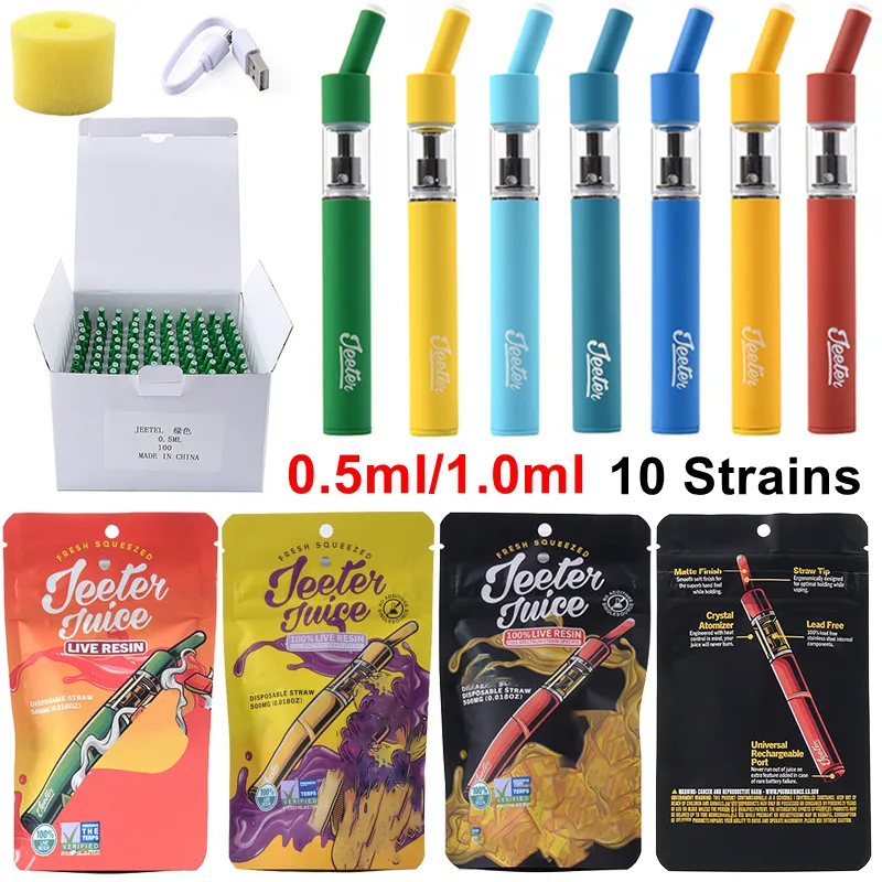 10 Strains Rechargeable Jeeter Juice Disposable E Cigarettes Live Resin