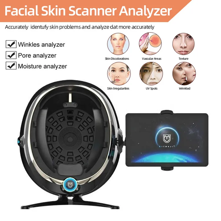 Skin Analysis Machine Uv Magic Mirror Skin Analyzer Moisture Test Pen Facial Analyzer Skin Diagnosis System Facial Analysis