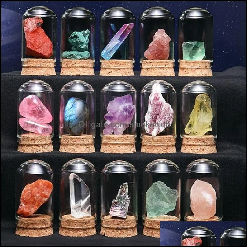 25 kinds of natural healing crystal gift ore specimen ornament rock rough mineral chakra Reiki meditation Quartz collectible