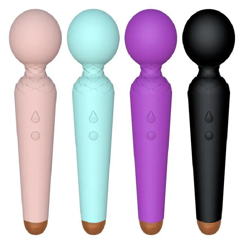 Kvinnlig onani vibratorer överlägsen kvalitet för kvinnor USB -avgift Big AV Stick Massager Clitoris Stimulator Sexiga leksaker Kvinna