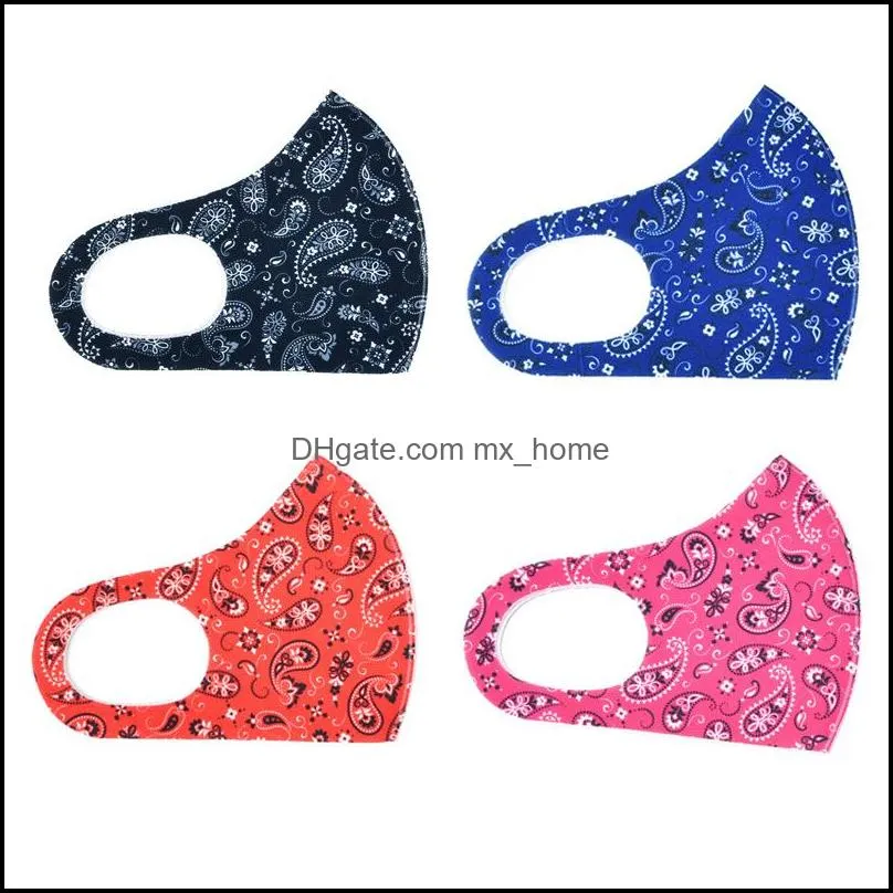 Camouflage Face Mask Washable Adult designer Dust PM2.5 Respirator Reusable Silk Cotton Masks Boutique Retail Packaging