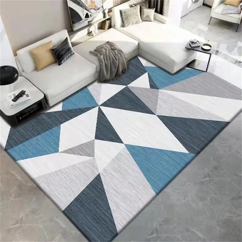 Dywany aksamitne dywan mody miękki stół matka wysokiej jakości dywaniki nocne dla dzieci sypialnia sofa sofa geometryczna dywan 2022 najnowsze