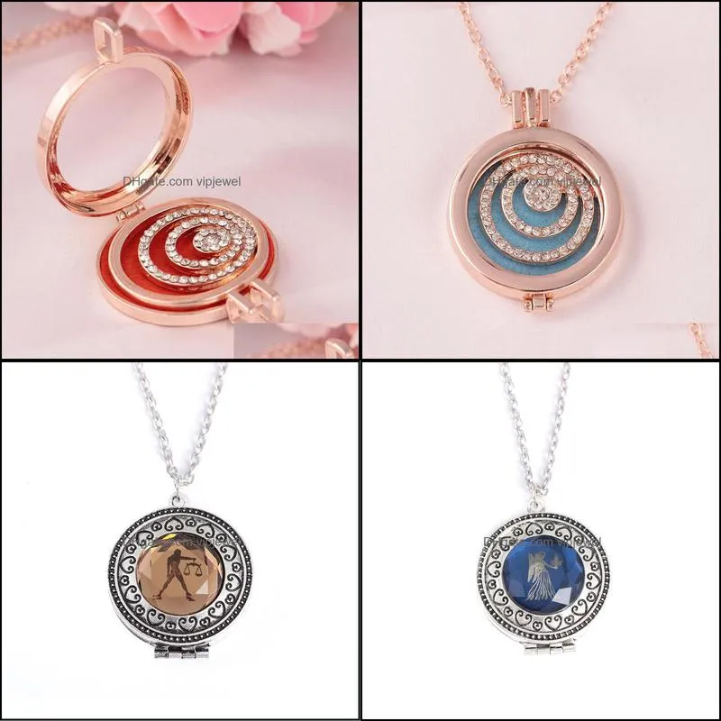 aroma diffuser necklace open essential oil aromatherapy locket necklace vipjewel