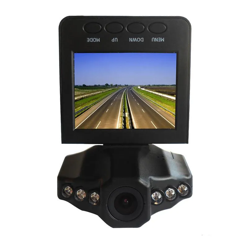 H198 Car Security System DVR camera recorder H98 6 IR LED mount and 90 degree view angle 270 screen rotated Drop