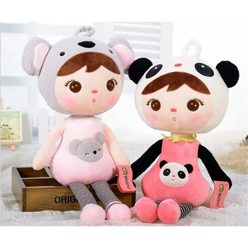 49cm Doll Plush Sweet Lindo Lindo Luchado Juguetes para niñas para niñas Regalo de Navidad Regalo Keppel Baby Panda 220621