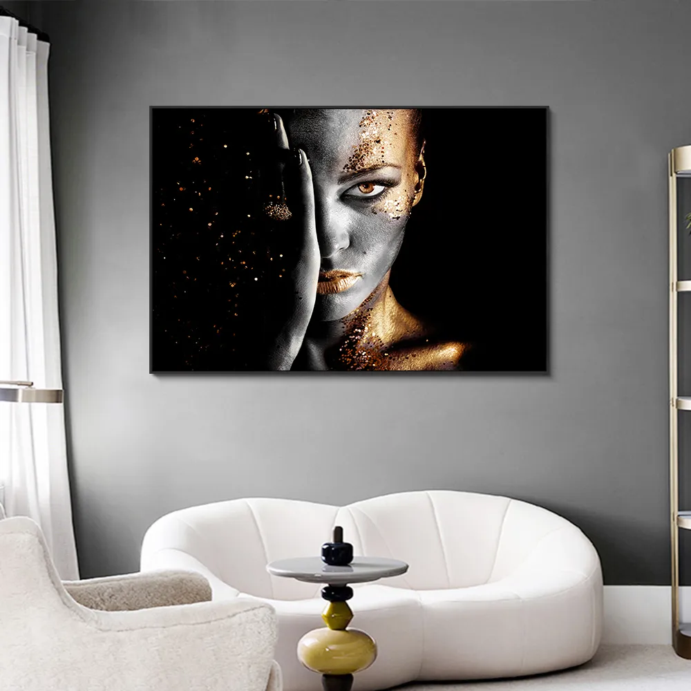 Sexy Vrouw Portret Graffiti Art Posters Print Scandinavische Meisje Canvas Schilderijen Op De Muur Art Pictures Voor Home Decoratie