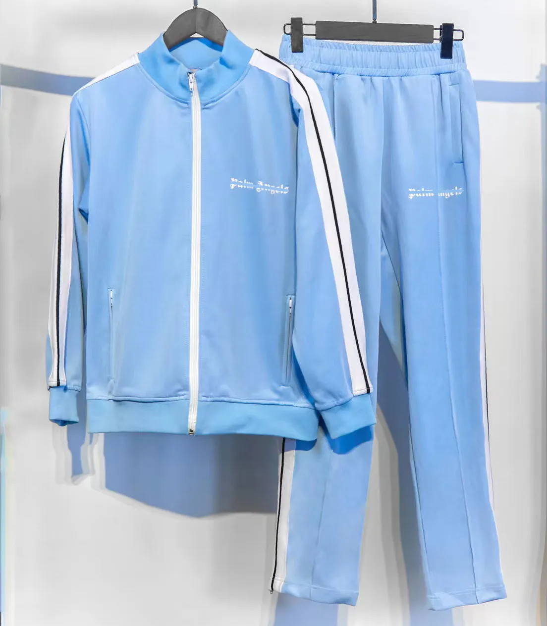 Ängelmärke Kvinnor Mens Palm Tracksuits Sweatshirts Suits Män spår Svettrockar Man Designers Angels Jackets Hoodies Angle Sportswear NJ3C U23S