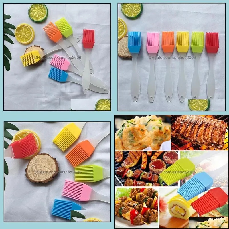 silicone butter brush bbq oil cook pastry grill food bread basting brush bakeware kitchen dining tool