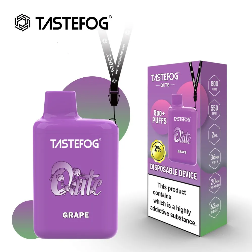 Electric Hookah Shisha Pen Tastefog Qute Disposable Vape Box Disposable