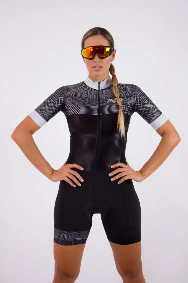 Ropa de motocicleta Gel Kafi mujer manga corta Ciclismo Jersey traje equipo ropa bicicleta de montaña Macaquinho Ciclismo femenino