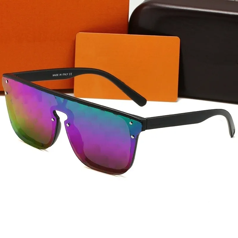 Novo designer de marca de alta qualidade V Millionaire Sunglass Men Men Monograma Lentes Patilizadas com Óculos de Suns UV400 Oculos de Sol Lunette de Soleil 888888