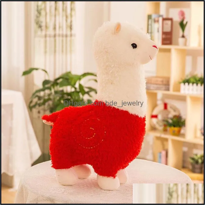 stuffed animal 28cm/11 inches alpaca soft plush toys kawaii cute for kids christmas present 6 colors