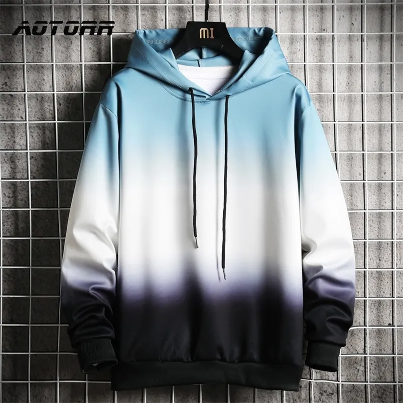 Patchwork Hoodies Pullover Male Hooded Jackets Autumn Winter Casual Jogging Fitness Men Long Sleeve Sportswear Clothes 6XL 220726