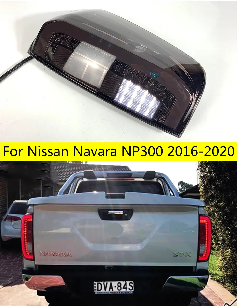 Luz traseira de carro para Navara Np300 LED LED LUZ RATO 20 16-20 20 LUZES DE FREIO NISSAN LUZ