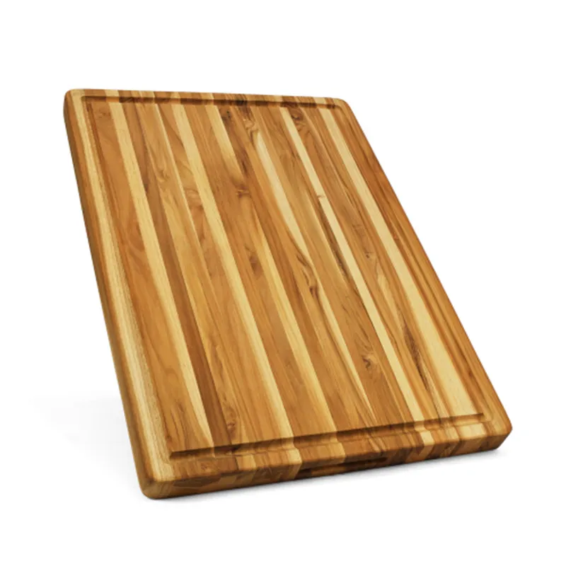 US STOCK Fast Ship ! Rectangular Chopping Blocks Real Teak Wood Cutting Board With Juice Groove 22 INCH Pack of 5 Pieces W68535881