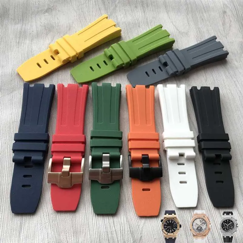 28mm Rubber Wachband for Audemars Piguet Watch Strap for AP Men's Watch bracelet