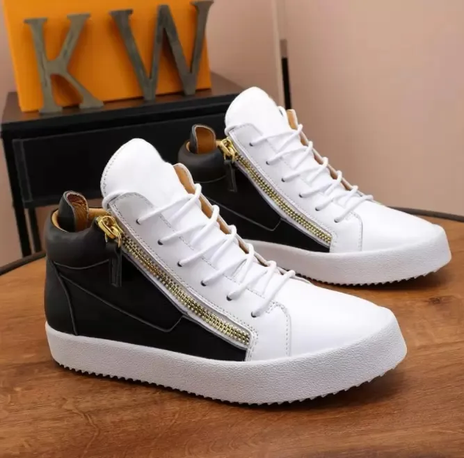 Mens high top sneakers with zipper hot sale