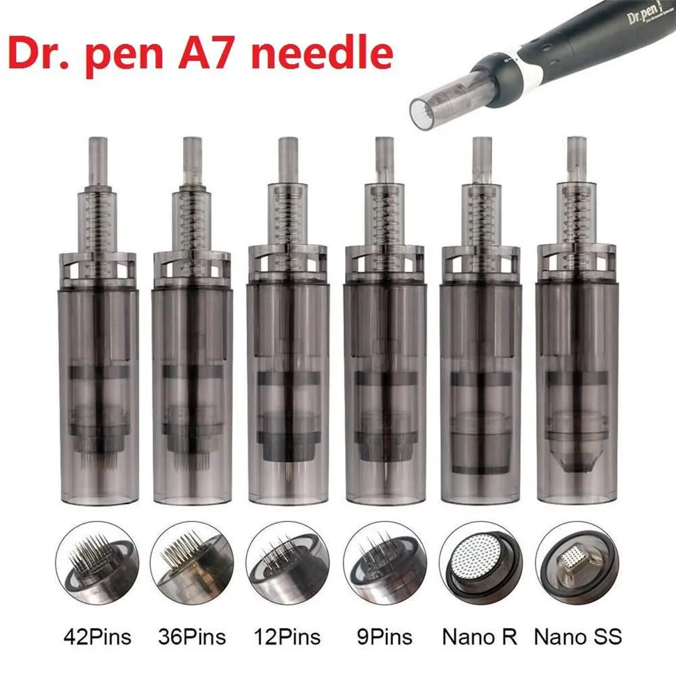 새로운 Dr.Pen A7 바늘 핀 핀 카트리지 A7 DR PEN 교체용 마이크로 바늘 나사 카트리지 자동 마이크로 니들 시스템 321Q