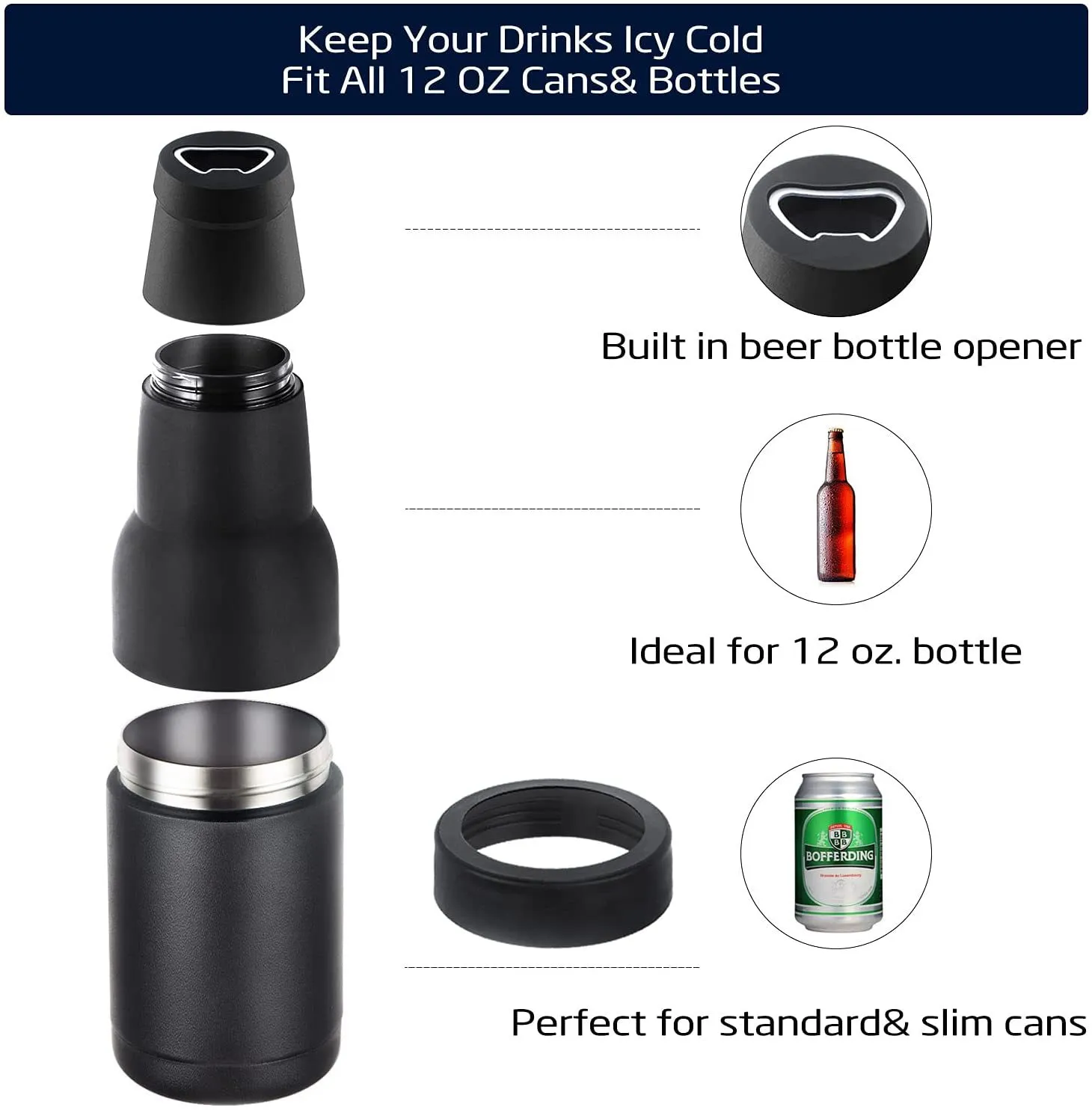 Stainless Steel Cans Skinny Tumblers For Sublimation With Bottle Opener  Sleeve Skinny Can Cooler For Slim Beer Hard Seltzer Double Wall Vacuum  Insulated Drink Holder LXL1481 1 From Aktwins, $5.61