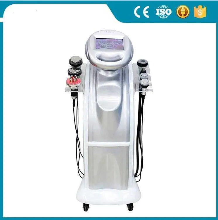 Kraftfull 80K Cavitation Body Slimming Scuping RF Ultrasonic Lipo Stark vakuumsug Viktminskning Form Skulptering Fett Minska skönhet