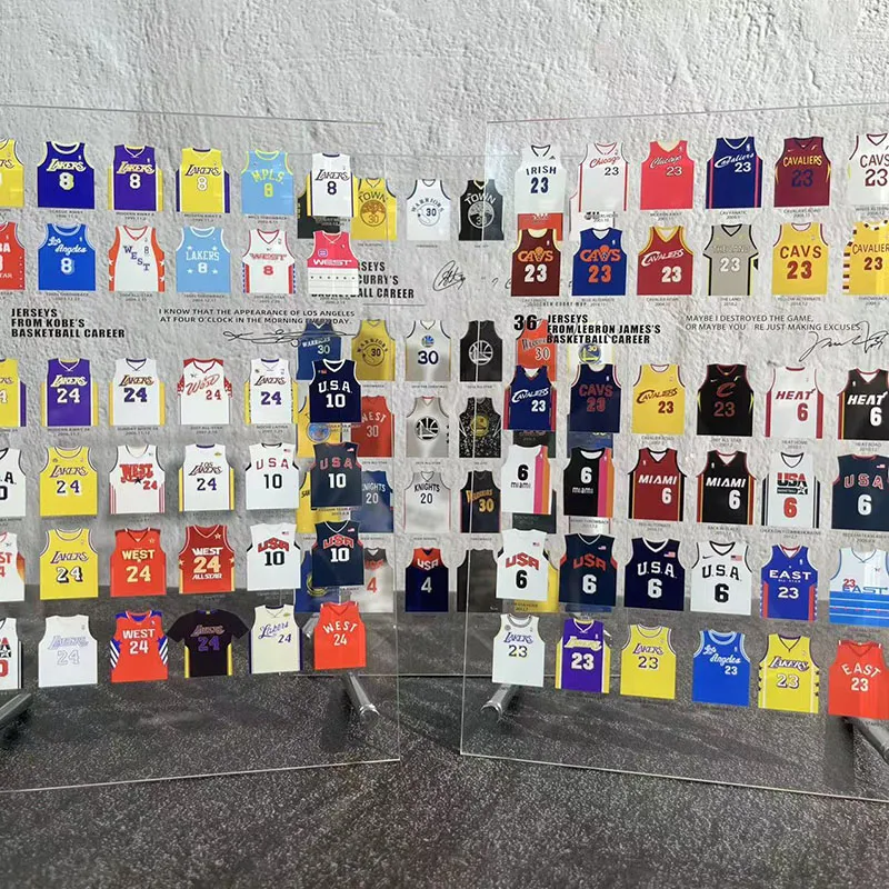 Carrière jerseys ornamenten mode sport celebrity figuur foto frames basketbal foto albums schoenen student geschenken voor fans memorabilia