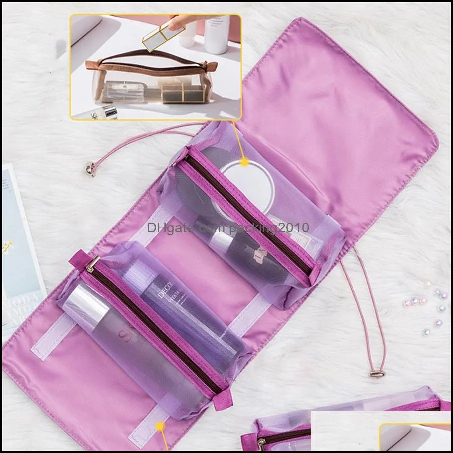 Fashion style cosmetic bag portable large-capacity storage bag ins wind super fire simple Korean travel wash