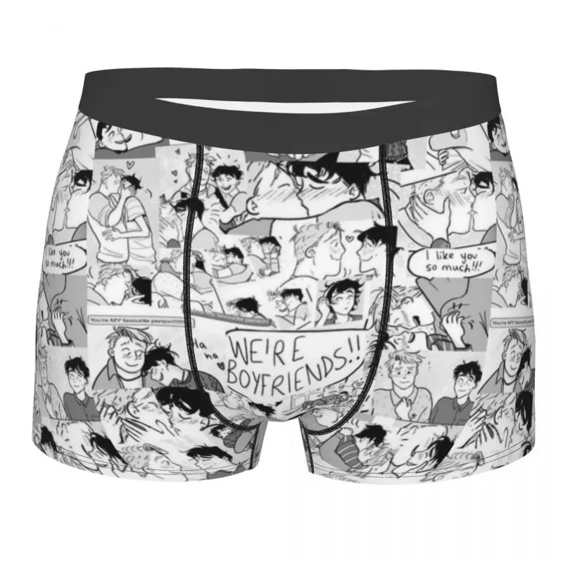 Heartstopper Men's Panties Nick And Charlie Happy Pride Men Boxer Underwear  Cotton for Male Large Size Lot Soft - Heartstopper Gift Store