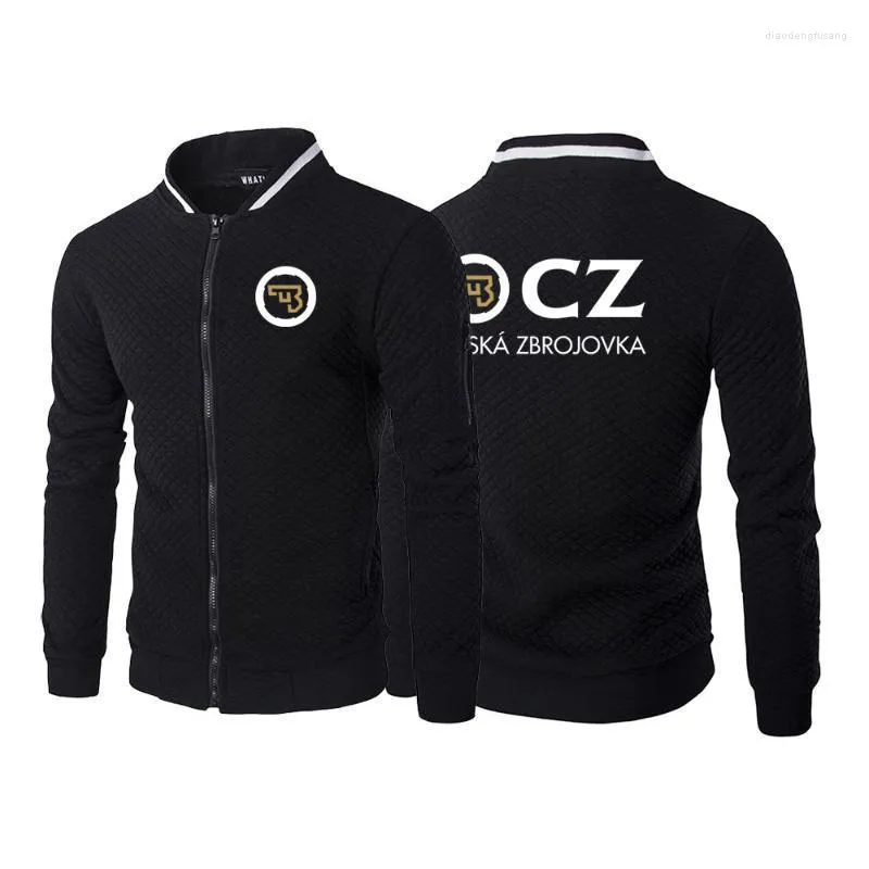 Heren Hoodies Sweatshirts 2022 CZ Brand Sweatshirt Ceska Zbrojovka Men Men Lange mouw Zipper Crewneck Hoodless College Harajuku Outwear Coat