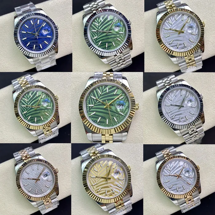 Miłośnicy zegarki 36/41 mm męskie datejust na rękę Kobiety Automatyczne zegarki Pełne zegarek ze stali nierdzewnej Pary Styl Style Men Montre de Luxe zegarek