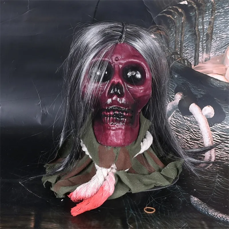 Andra evenemangsfestleveranser Halloween Electric Toy Moving Skull Horror Party PR 220823