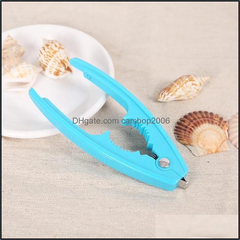 multifunctional clam nut opening device zinc alloy walnut clam clip plastic clam opening device tableware kitchen tool gadget vt0351