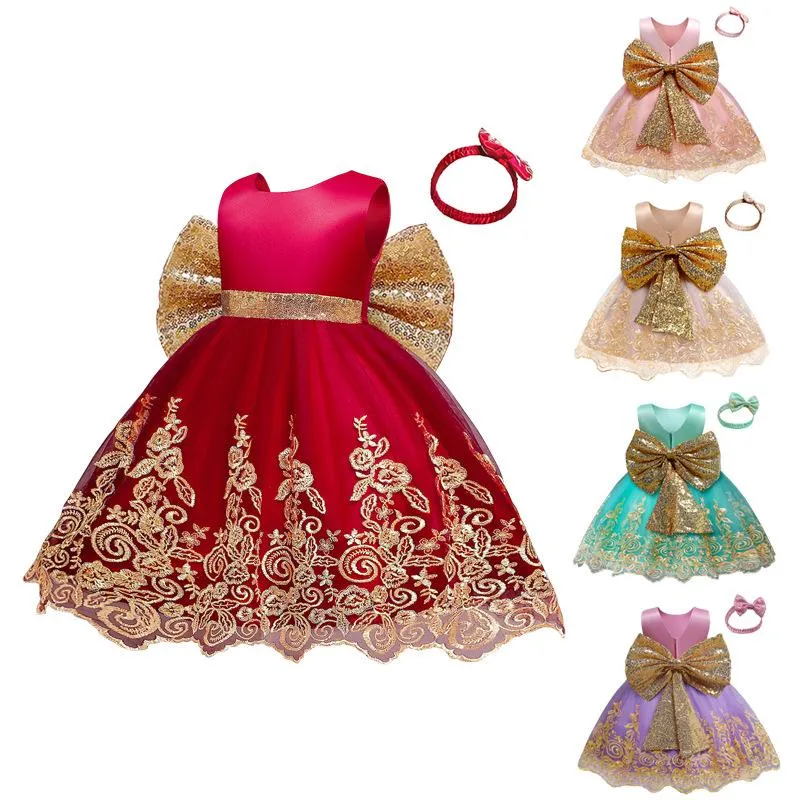 Girls Hi-Low Ball Gown Style Princess Holiday Dress With Sequins – Mia  Belle Girls