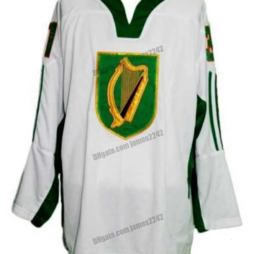 Nikivip Custom Retro Bailey 31 Team Ireland Hockey Jersey Stitched