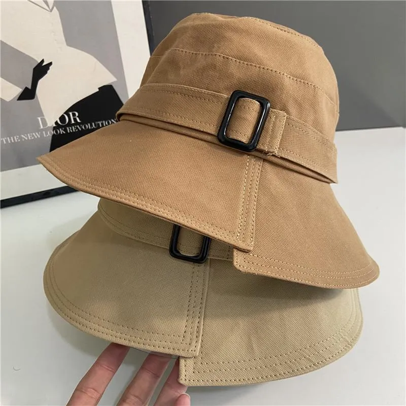 Korean Fashion Wide Brim Korean Bucket Hat For Women Perfect For Summer,  Autumn, Hiking, Fishing, And Beach Visor From Davidwenda, $6.71