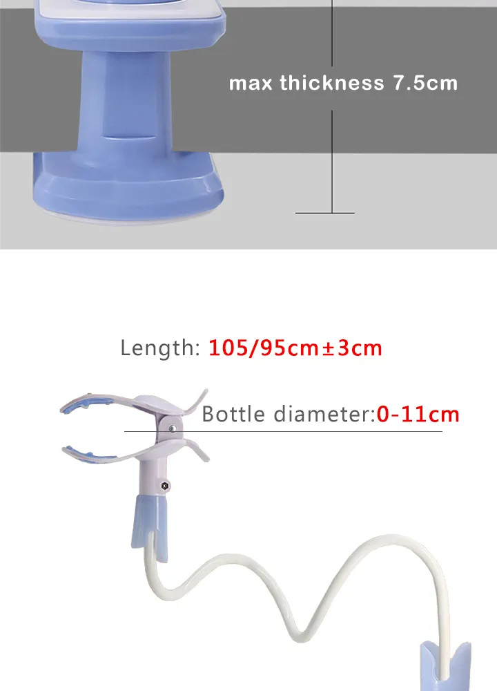 2 Sizes Baby Bottle Rack Free Hand Bottle Holder Feeder Bottles Rack