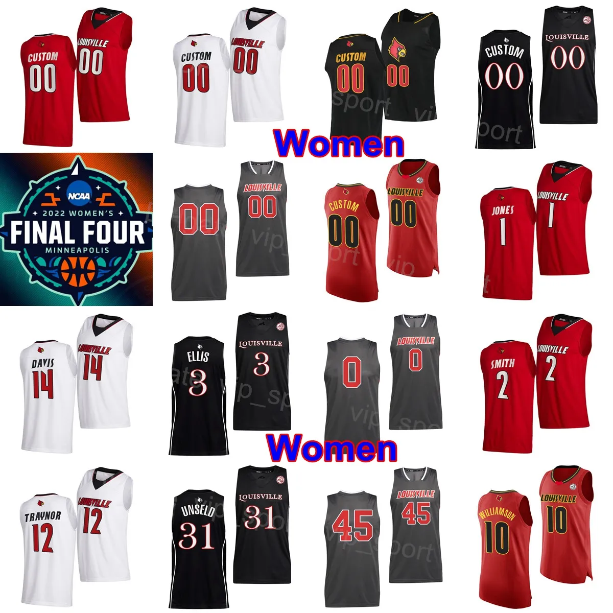 NCAA Lady 2022 Final Four College Basketball Damen 21 Emily Engstler Jersey Cardinal 14 Kianna Smith 44 Olivia Cochran 23 Chelsie Hall 22 Liz Dixon 10 Hailey Van Lith