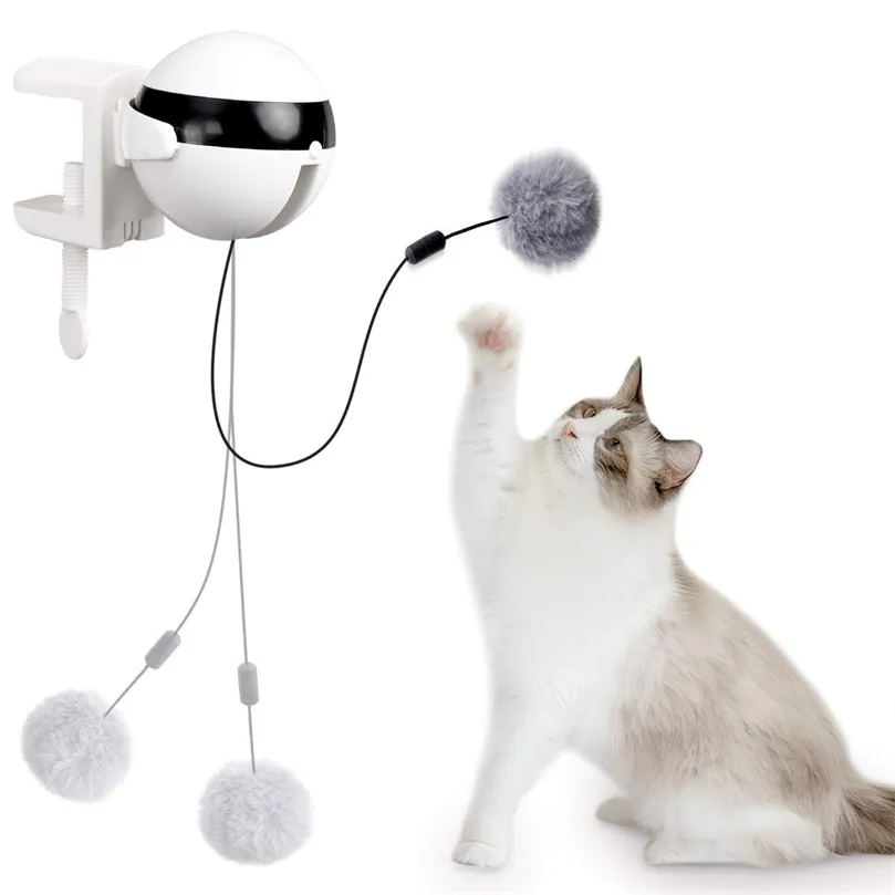 Автоматическая кошачья игрушечная шарик электрический лифтинг интерактивный самостоятельный тизер -головолом