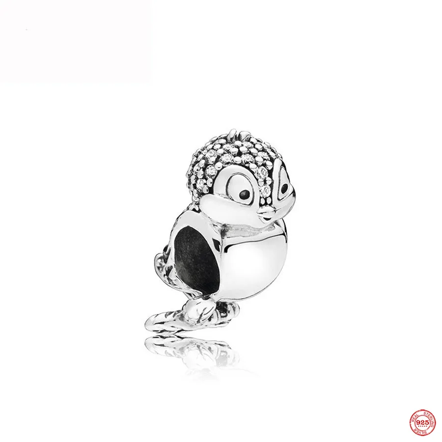 Little Bird Series 925 Sterling Silver Love Heart Dangle Pandora Style Charms Pendant Bead For DIY Bracelet Jewelry From Lyypandora 13.4 DHgate.Com