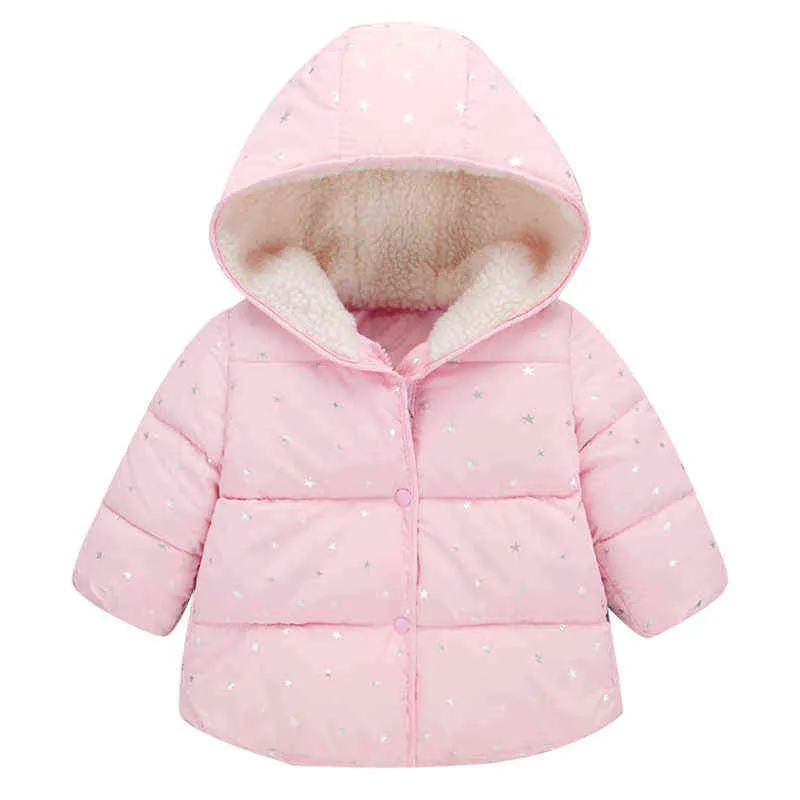 Keaiyouhuo garotas casaco de casaco de manga longa roupas de menina para meninas garotas de inverno jaquetas quentes para meninas roupas externas roupas de crianças 1 a 4 y j220718
