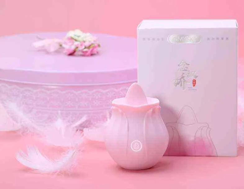 Omysky Silicone Rechargeable Rose Shaped Vibrator 2.28  1.10 in, IPX7  Waterproof from Dhgate Vibrators - price 49.75