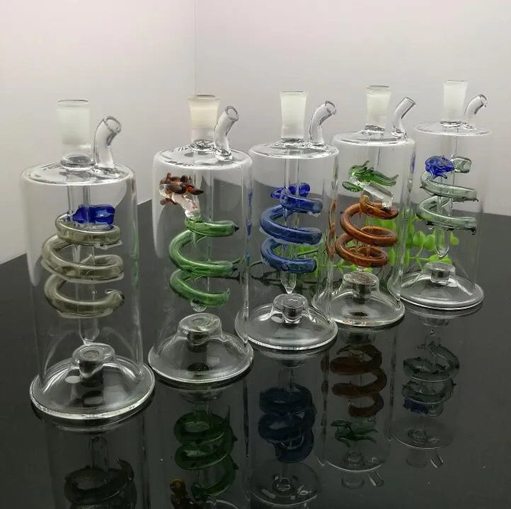 Groothandel roken Hookahs Accessoires Glass Bongs Oliebrander Water Pijpen Verzonden willekeurig SY-3022
