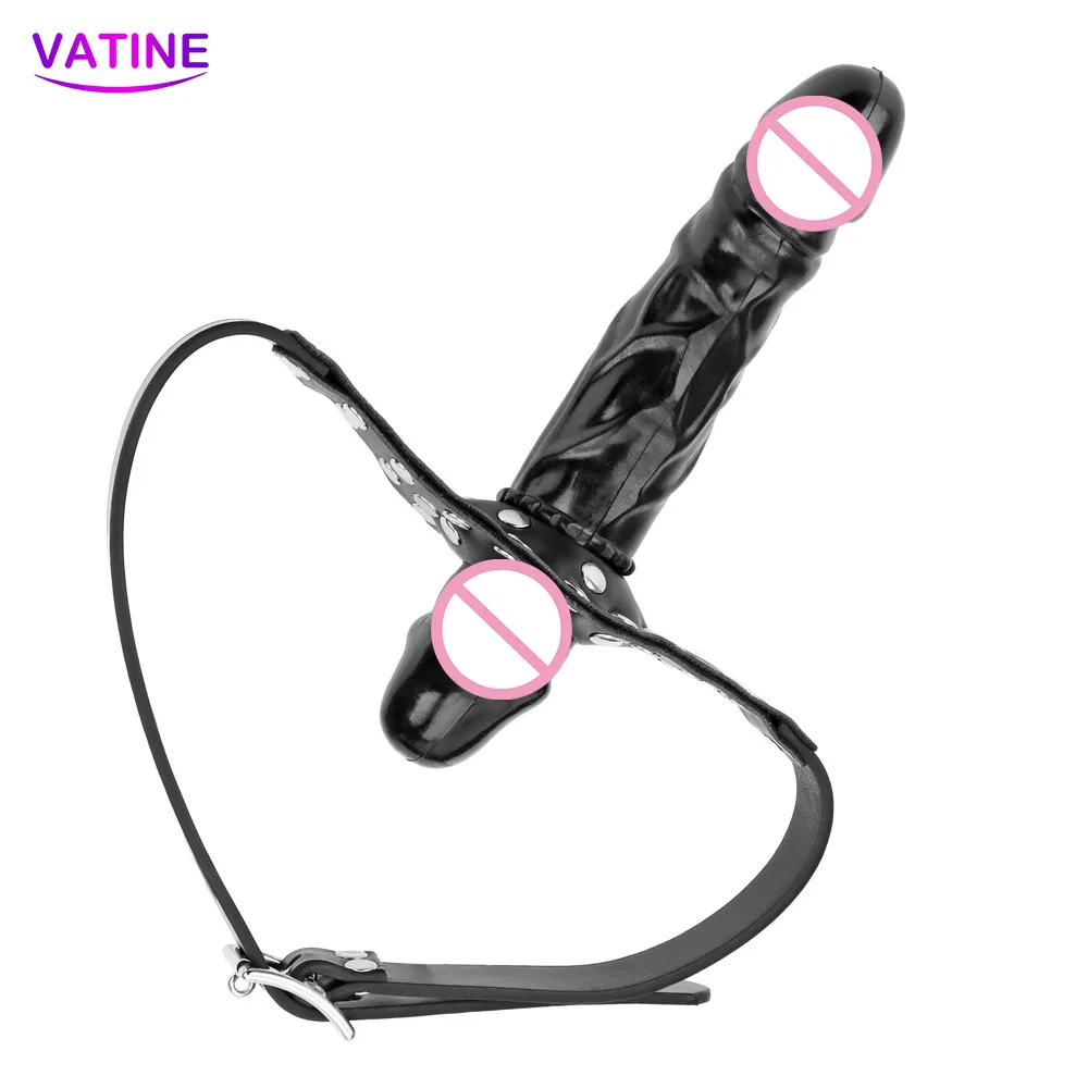 Godemiché à sangles pour femmes, Plug Anal, bouche Gag, jouets sexy pour femmes, outils de Couple, pénis réaliste, Machine érotique, boutique de jeux pour adultes