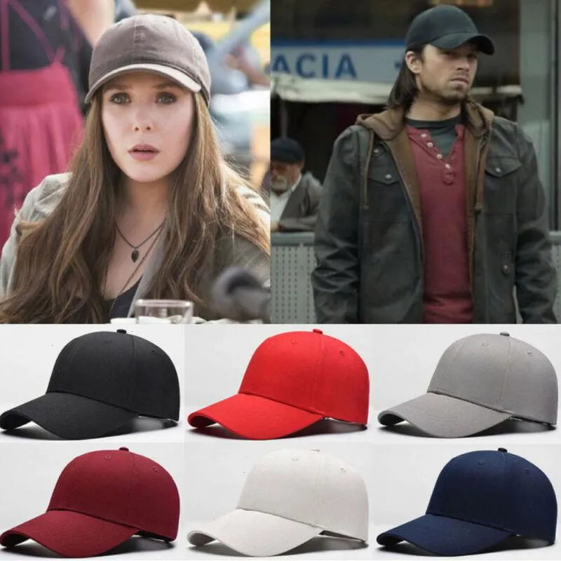 Men Women Fashion Casual Simple Baseball Cap Solid Color Cotton Hat Black Pink White Wine Red Navy Blue