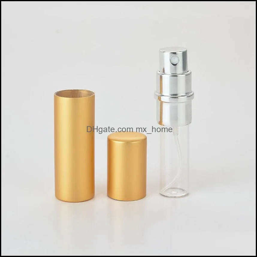 Party supplies 5ml spray perfume bottle portable metal case mini perfumes sub-bottling compact atomizer scent travel refillable cosmetic