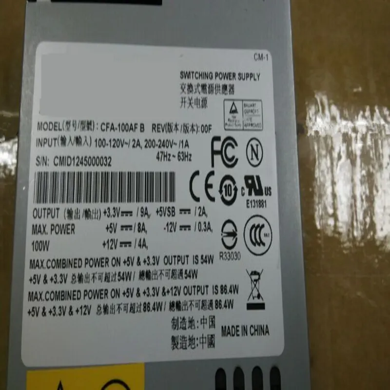 컴퓨터 전원 공급 장치 새 오리지널 PSU 델타 소형 1U 100W CFA-100AF B CFA-150AF F