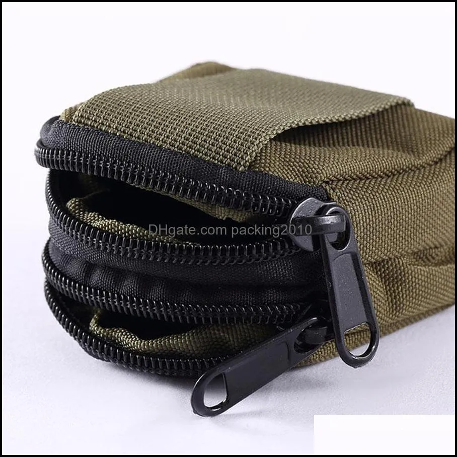 nylon fashion waterproof mini sports pockets camouflage tactical waist bag outdoor camping military tactical waist pockets dh0820 t03